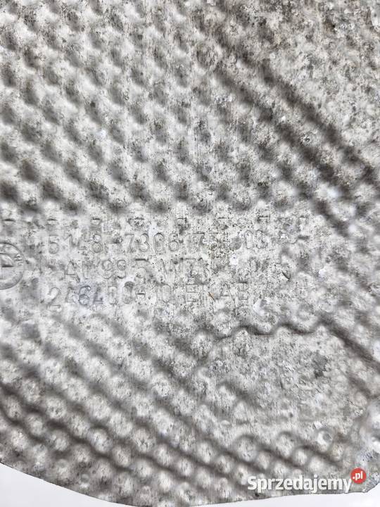 BMW F30 F31 F33 F34 F36 OSŁONA TERMICZNA DNA