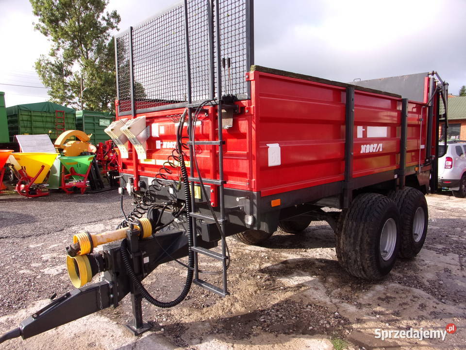 Rozrzutnik obornika N2671 MetalFach 6 ton tandem