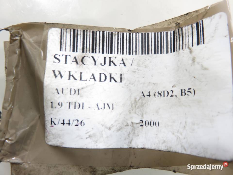 STACYJKA AUDI A4 8D2 B5 4B0905851G Stacyjki i kluczyki małopolskie