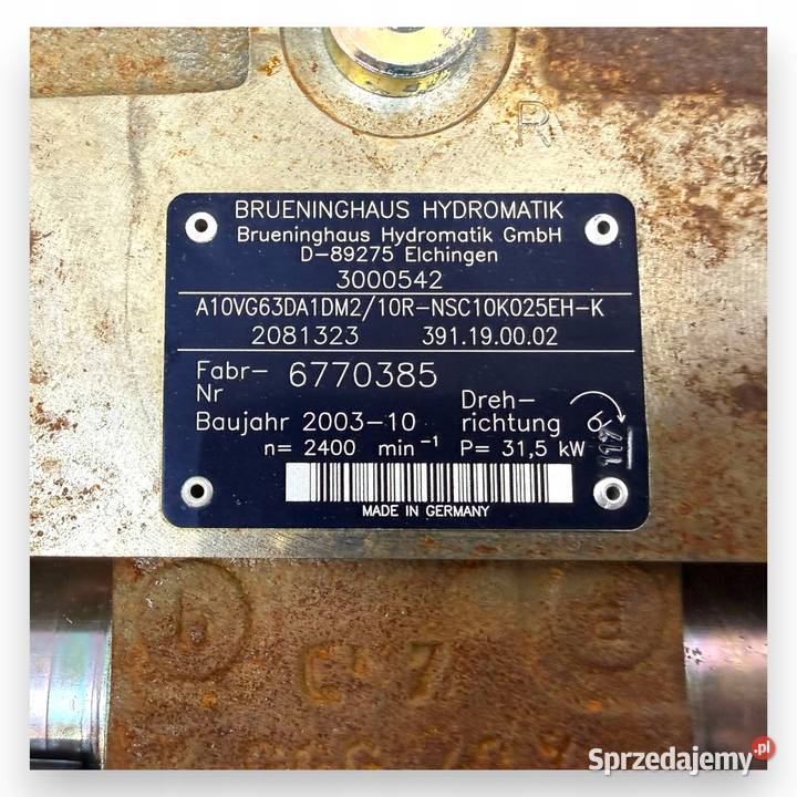 Pompa hydrauliczna HYDROMATIK Rexroth Chełm