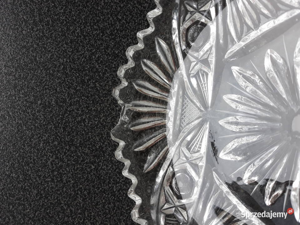 przepiękny kryształ kryształowe talerzyki Gdańsk