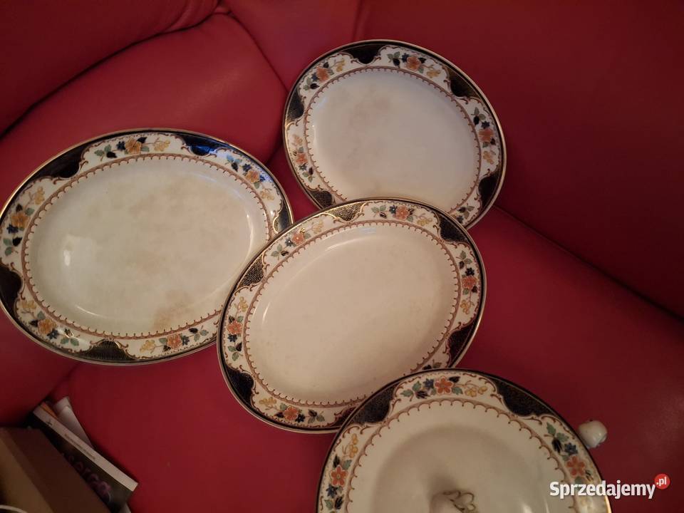 Serwis na środek waza i trzy półmiski Mińsk Mazowiecki