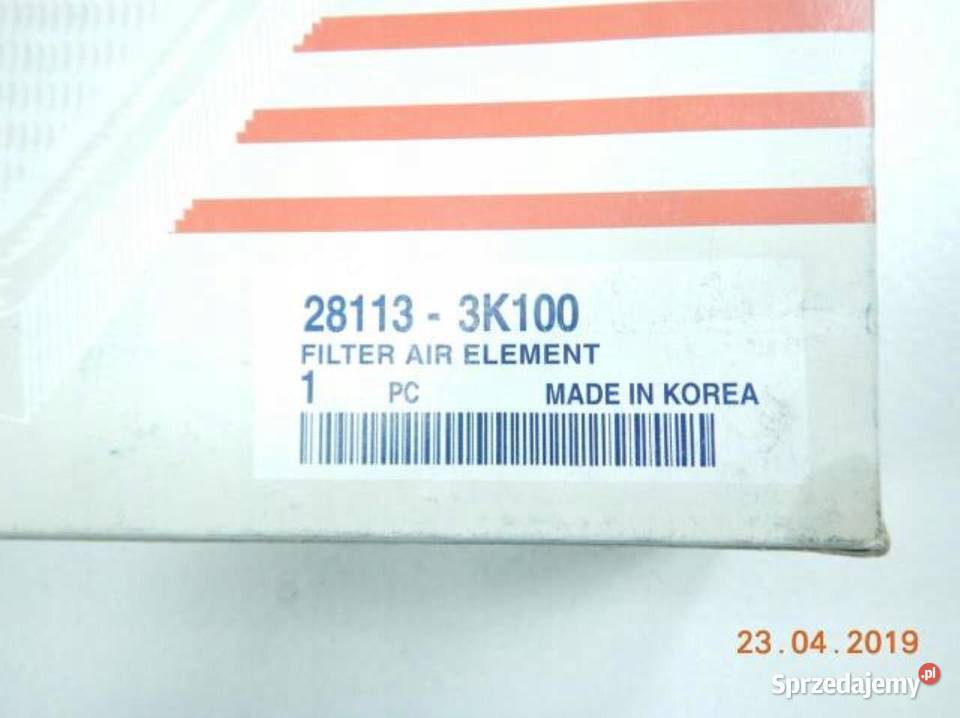 FILTR POWIETRZA HYUNDAI SONATA V 281133K100 lubelskie