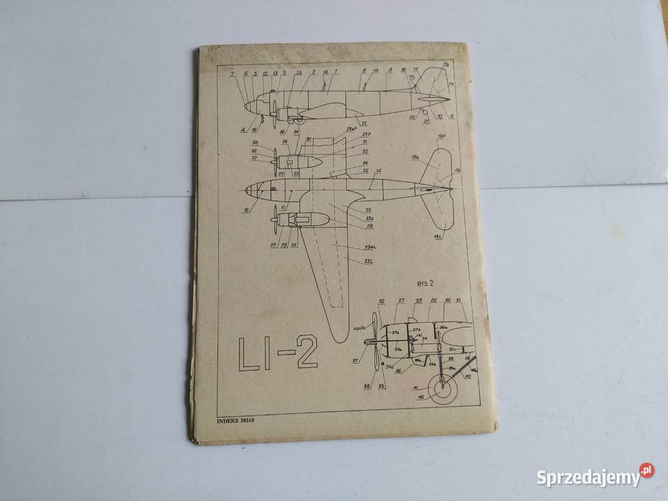 Mały Modelarz 111978 Samolot transportowy Li2 śląskie