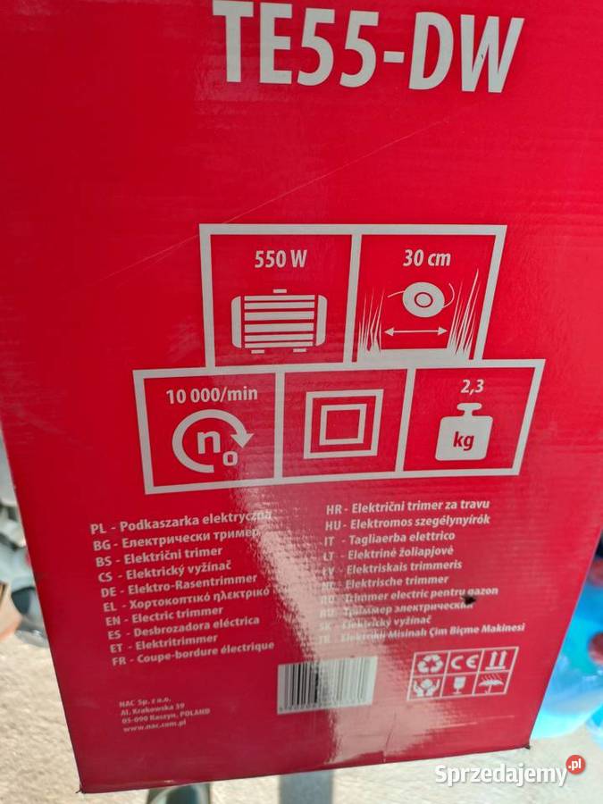 Podkaszarka elektryczna NAC TE55DW GWARANCJA Mogilno