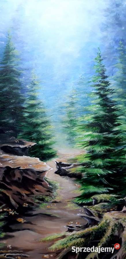 Obraz ręcznie malowany Pejzaż Malarstwo Łódź