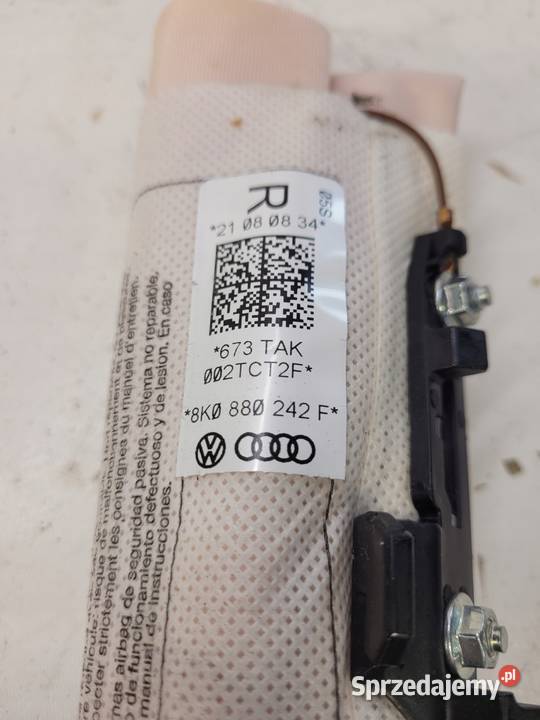 PODUSZKA FOTELA PRAWA AUDI A4 B8 8K0880242F Przystajń