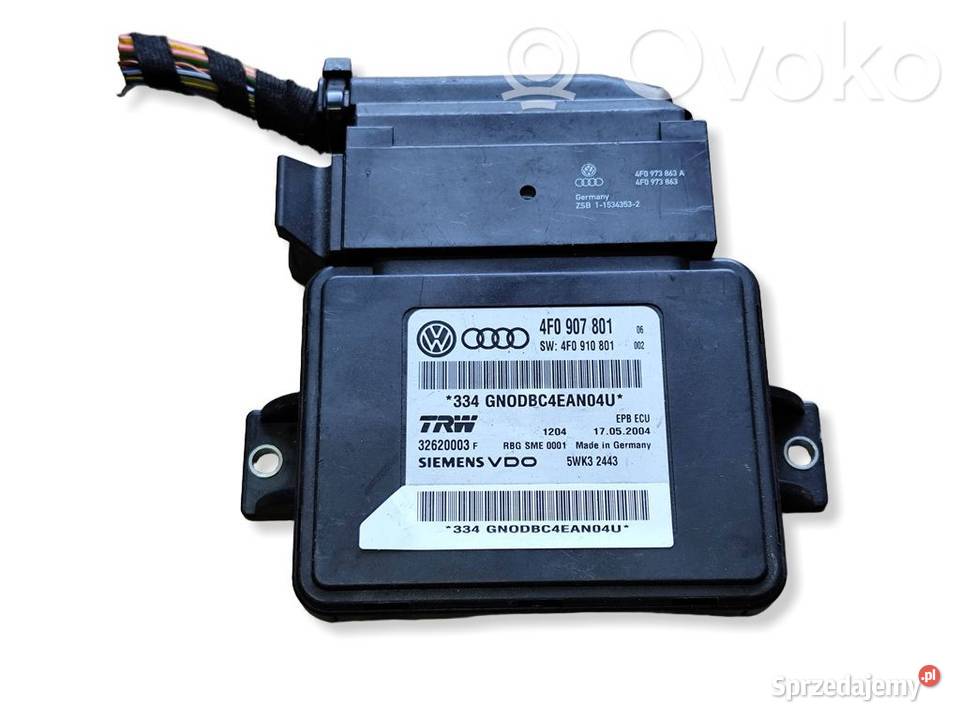 AUDI A6 S6 C6 STEROWNIK MODUŁ HAMULCA RĘCZNEGO Sterowniki