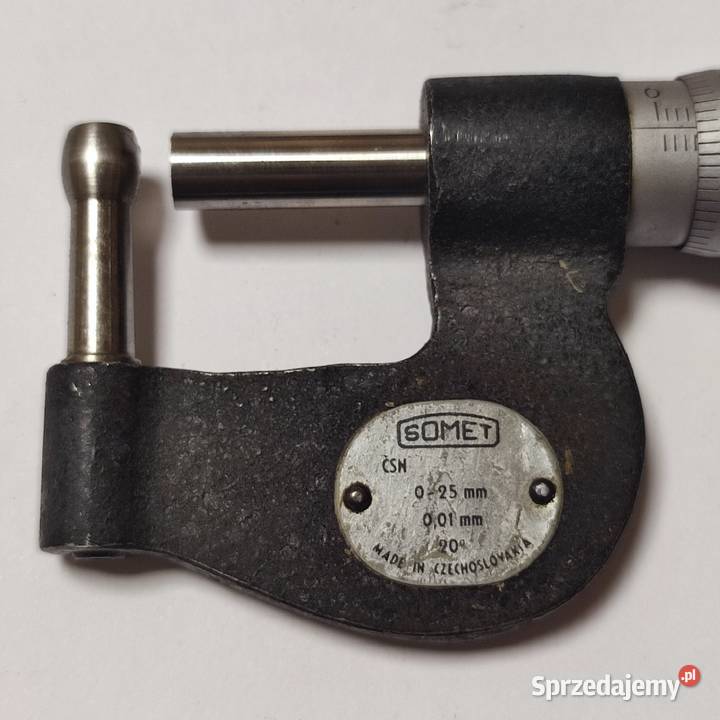Mikrometr z kowadełkiem kulistym MMZd 025 sprzedam