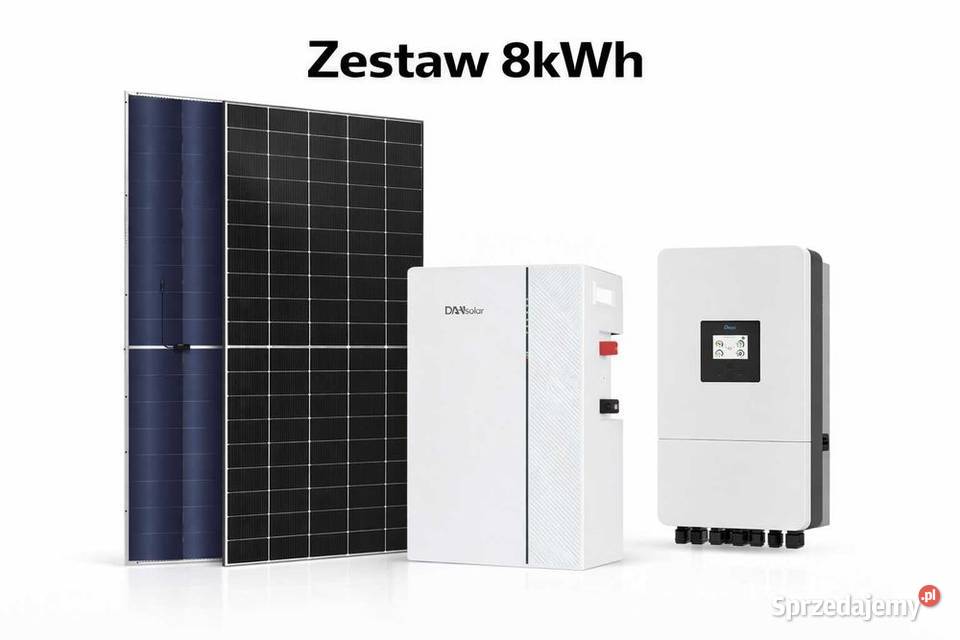 Zestaw budżetowy 8kWh LV panele inwerter 3 fazy małopolskie