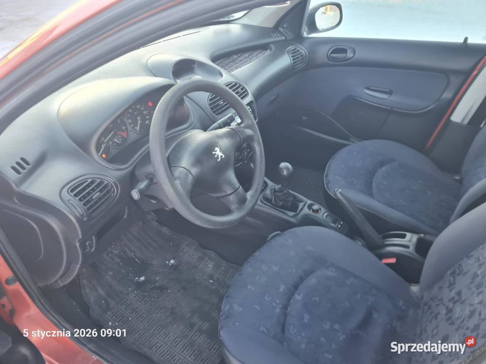 peugeot 206 sprawny długie opłaty nieuszkodzony Grajewo