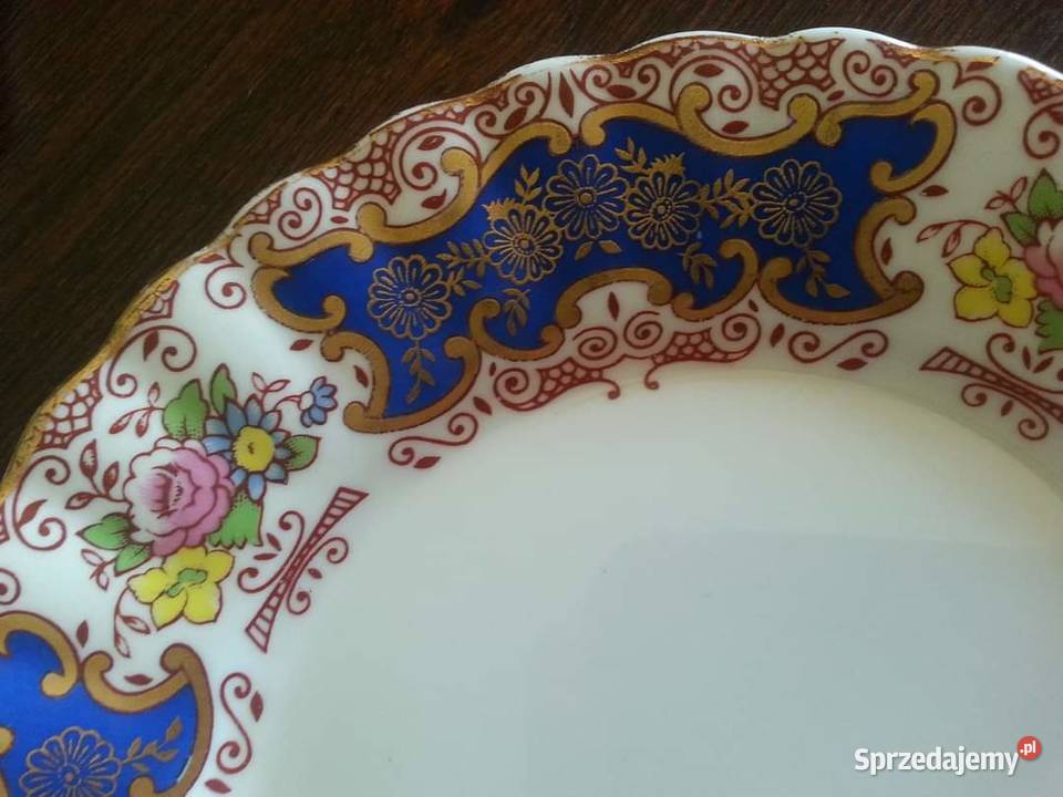 Paterka i 3 talerzyki Royal Staffordshire Made Porcelana i szkło Antyki, Sztuka, Kolekcje Gdańsk