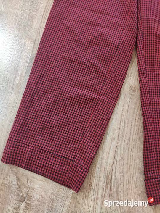 Spodnie w czarną kratkę Next Hajnówka