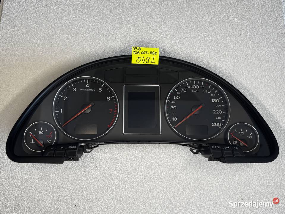 LICZNIK ZEGAR AUDI A4 B6 8E0920900H 026362602 Warszawa