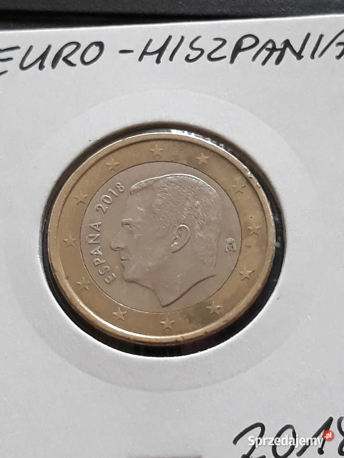 1 Euro Hiszpania 2018 r Konin