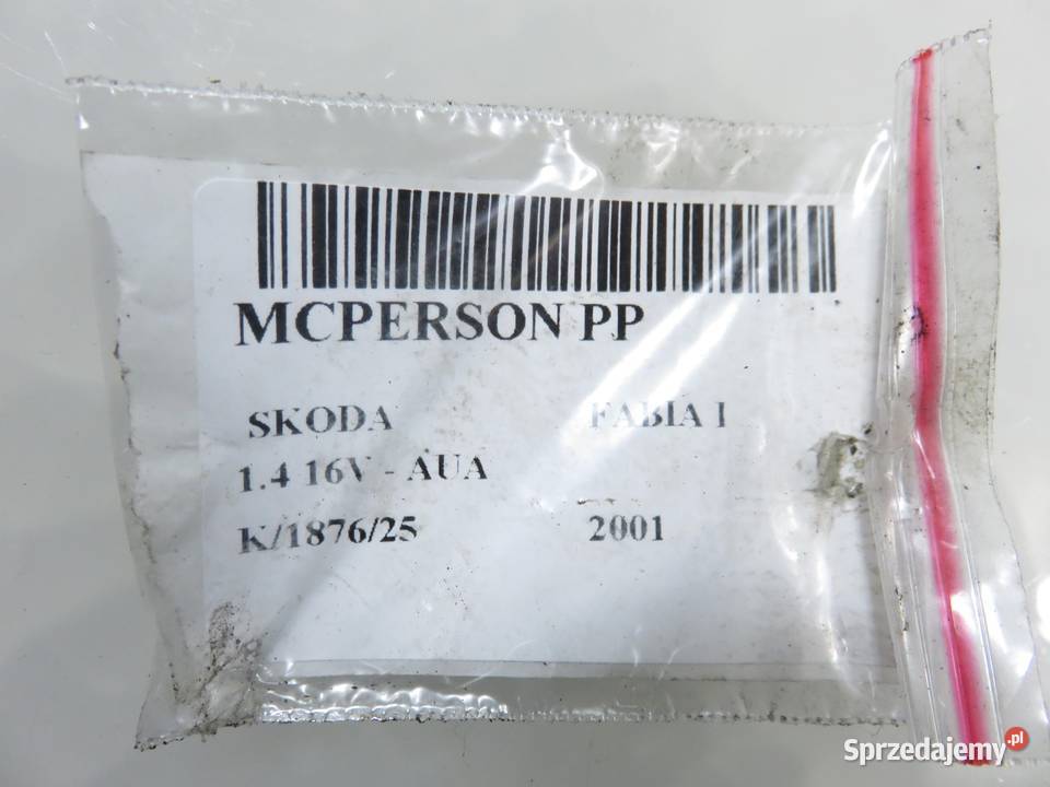 MCPERSON PRAWY PRZEDNI SKODA FABIA I 14 16V małopolskie
