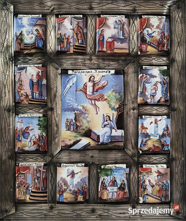 Ikona Prazdniki srebro 163 mazowieckie Warszawa