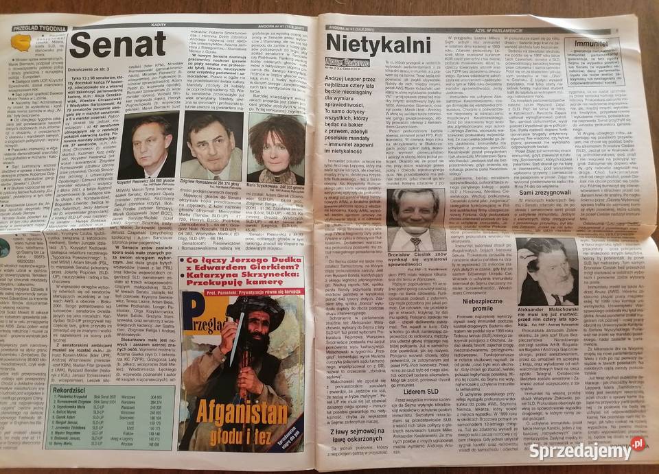 CzasopismoTygodnik ANGORA 41 z 14102001r Łódź