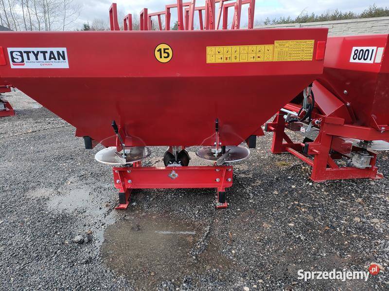 Rozsiewacz nawozu hydraulika STRUMYK TYTAN 11 nieuszkodzony Wąbrzeźno