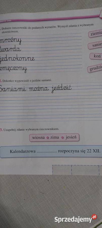 Wesoła szkoła Karty pracy ucznia KL2 Część 2 Ksz język polski