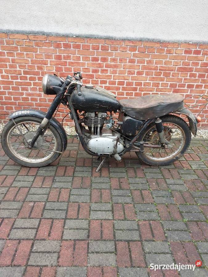 Junak M07 z koszem 1958 Wrocław