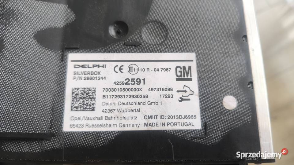 Moduł radia SILVERBOX Opel Mokka i inne