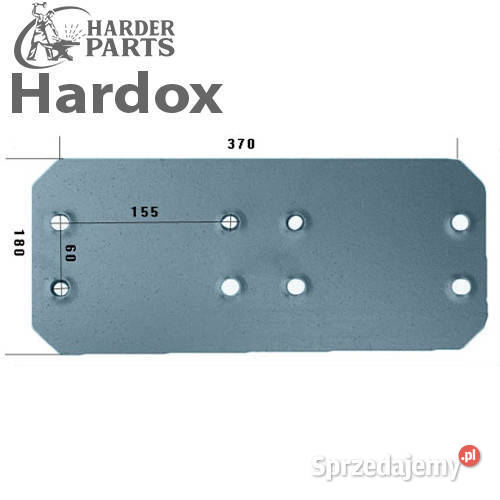 Płoza wysoka HARDOX 3411460S A42H części do Suwałki