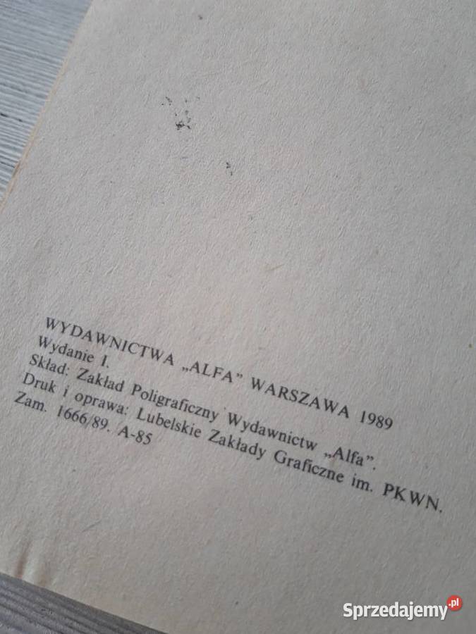 Magnat Maria Radziewiczówna ALFA 1989 śląskie