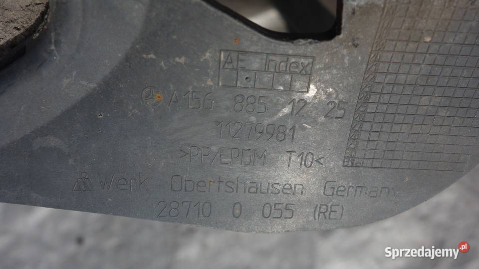 MERCEDES GLA W156 LISTWA NAKŁADKA ZDERZAK PRZÓD osobowe Ruda Śląska sprzedam