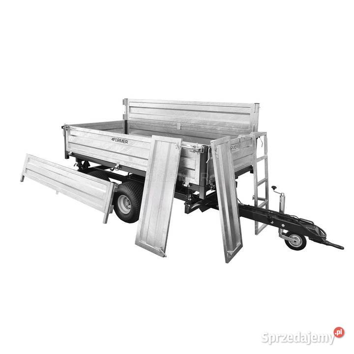 Przyczepa rolnicza dwuosiowa 25T z kiprem i podkarpackie Tajęcina