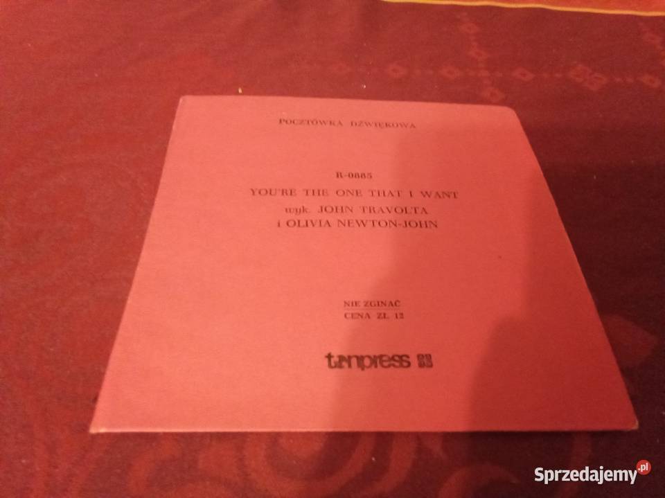 You are the one that I want pocztówka dźwiękowa mazowieckie Warszawa