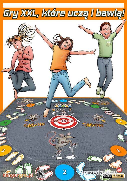 GRA W SZCZURA KOMBO gra podłogowa XXL DZIECI do Kraków