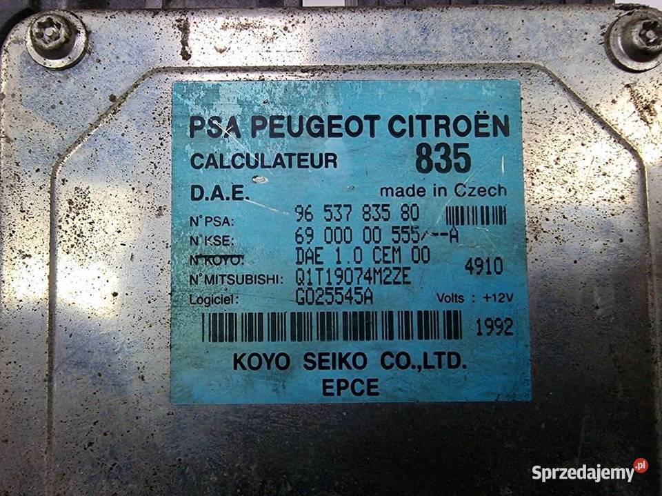 MODUŁ CITROEN C3 9653783580 osobowe Motoryzacja Lipno