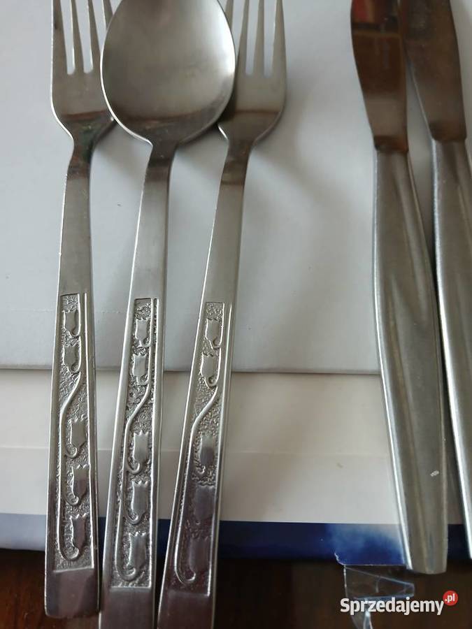 Sztućce różne do skompletowania sygnowane mazowieckie Warszawa