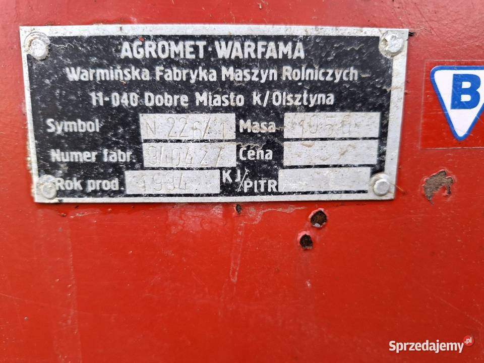Rozrzutnik obornika 25t Warfama NOWY Rozrzutniki obornika Radom