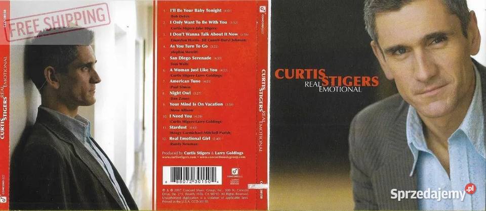 Curtis Stigers Real Emotional CD Album 1 płyta małopolskie