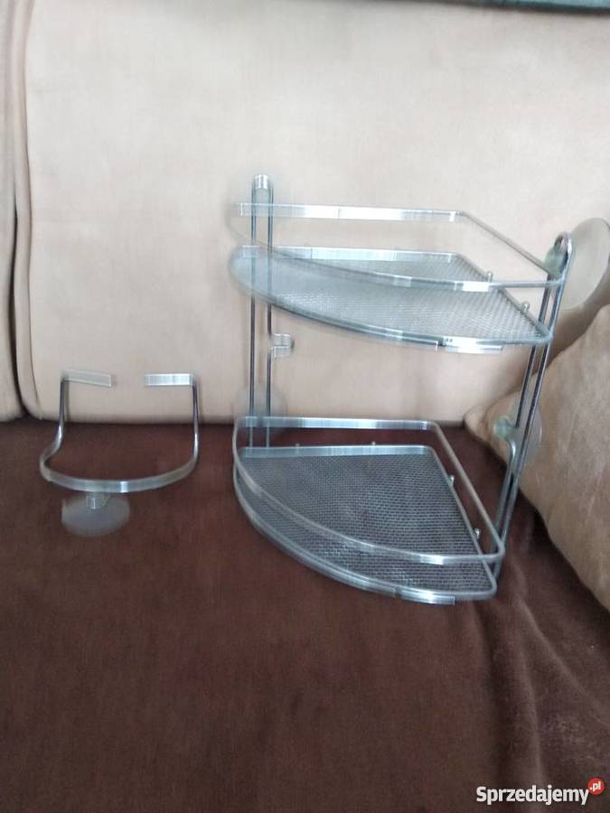 szafka półka metalowa łazienkowa z uchwytem na Akcesoria łazienkowe wielkopolskie Poznań