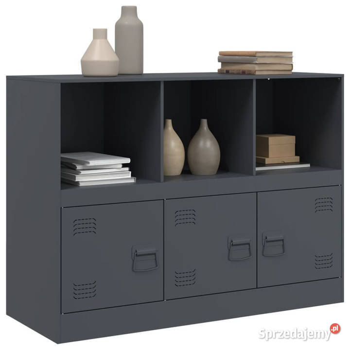 Szafka boczna antracytowa 99x39x73 stal WM841789 mazowieckie