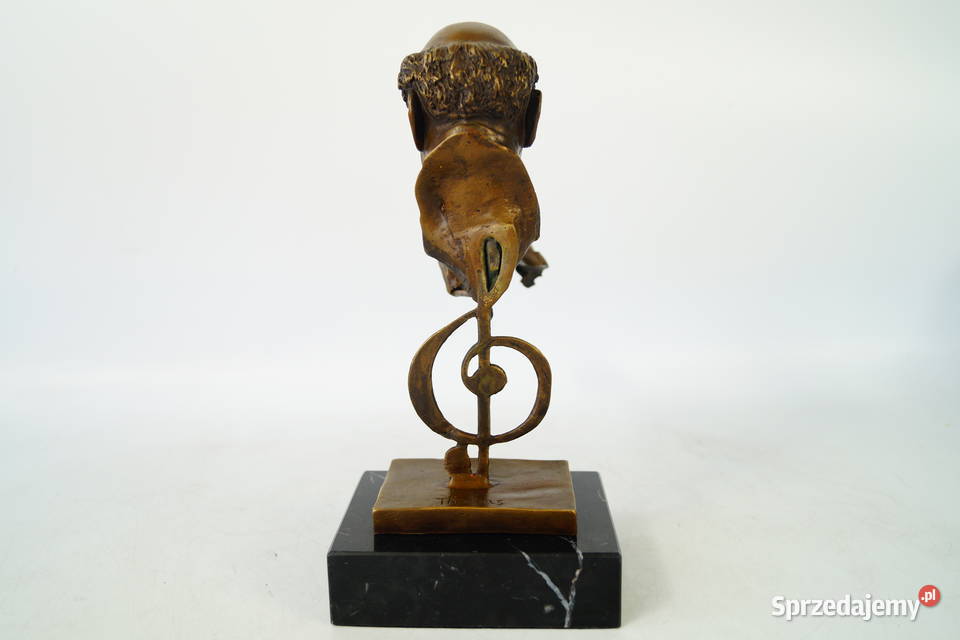 Figura z brązu rzeźba muzykant prezent Gizałki