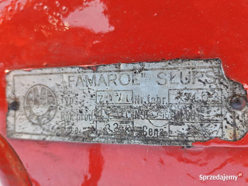 Kosiarka rotacyjna mała Famarol Słupsk Z070 Mewa Proszowice sprzedam