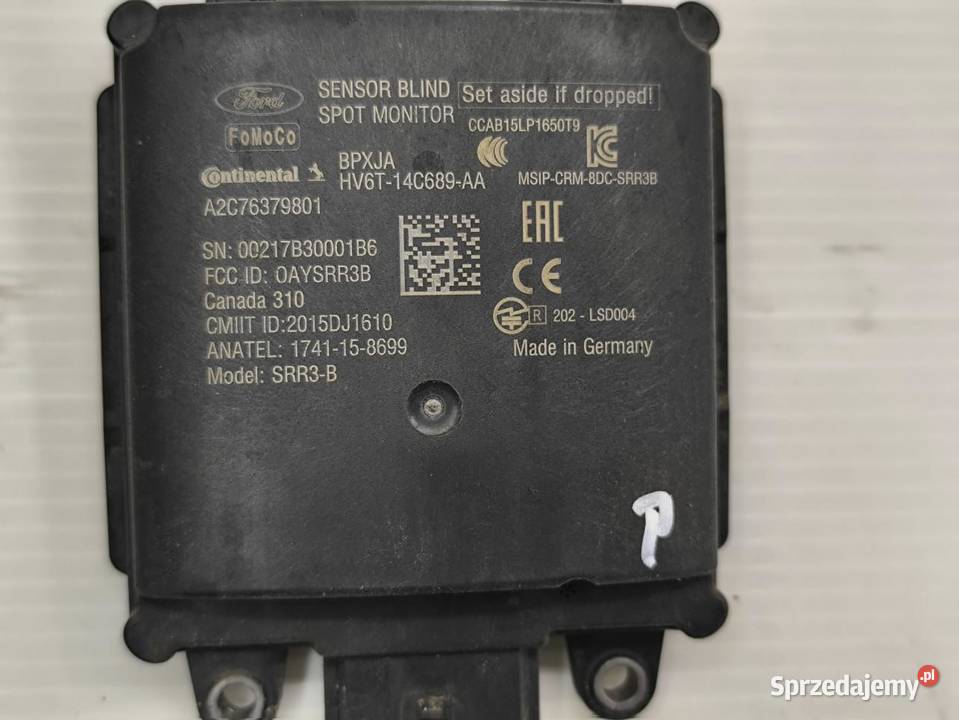 MODUŁ RADAR ASYSTENT MARTWEGO POLA FORD FOCUS