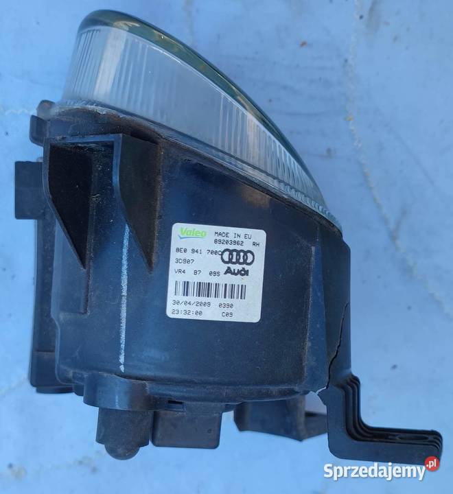 Audi A4 B6 B7 A3 8P Halogen lampa przeciwmgłowa Części