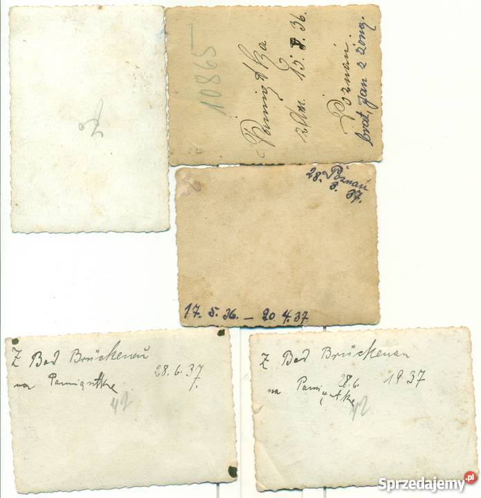 Stare zdjęcia rodzina 17051936 20041937 Poznań Ostrów Wielkopolski