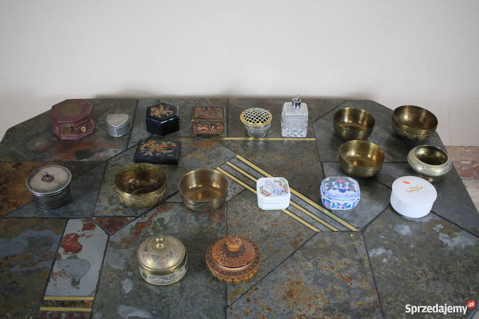 Szkatułki na biżuterie pięknie zdobione pudełka Pszczyna sprzedam