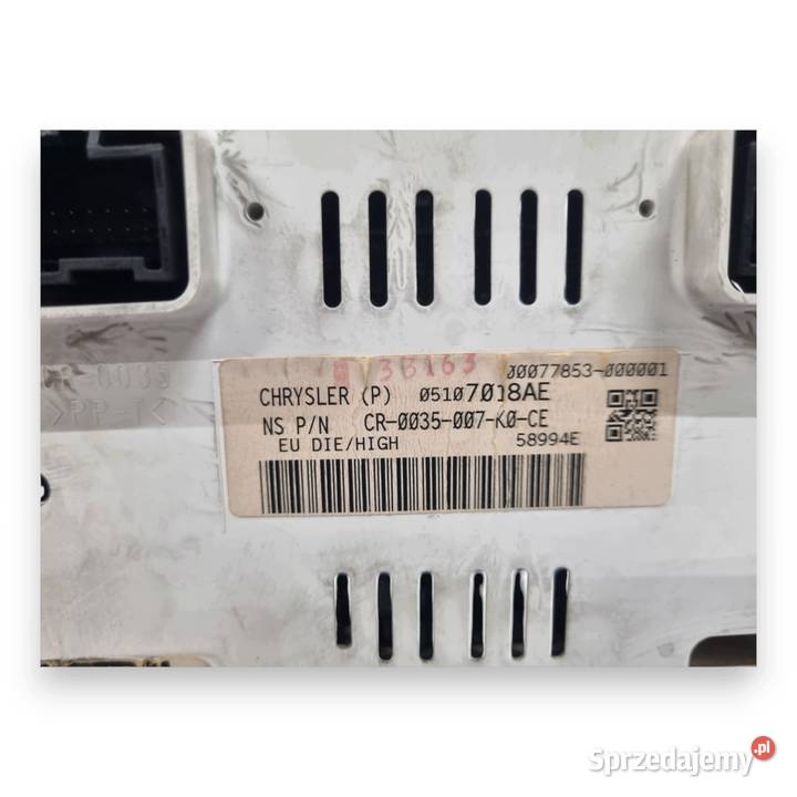 LICZNIK ZEGARY CR0035007K0CE Jeep Compass 20 CRD