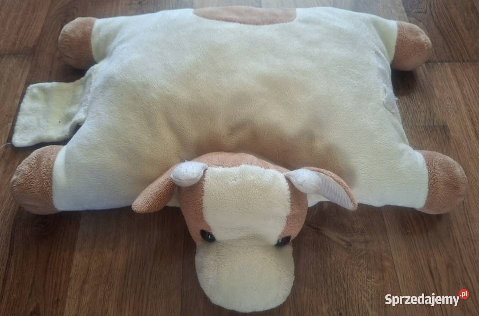 Poduszka pluszowa na rzep krowa dziecka lubuskie Zielona Góra