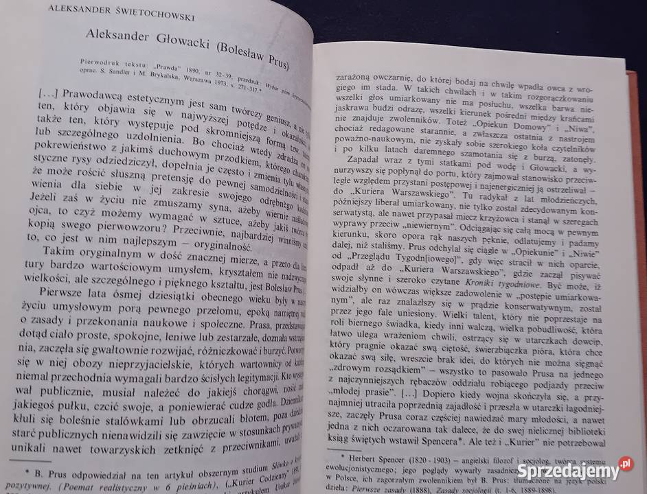 Prus z dziejów recepcji twórczości PWN 1988 r Koźminek sprzedam