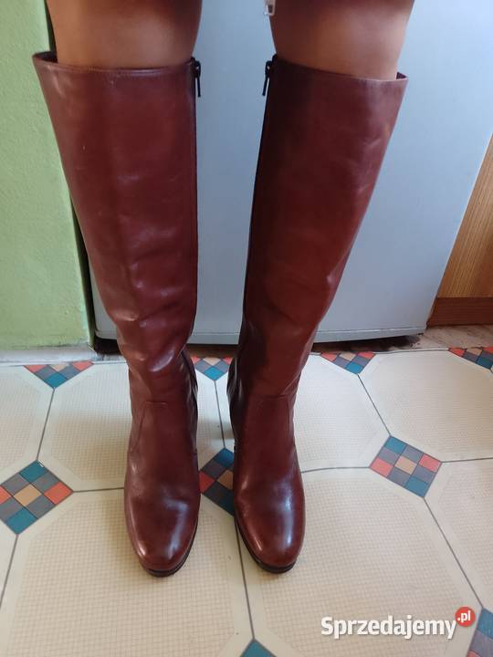 41 Real Leather Skórzane Kozaki z Madrytu Top Kraków