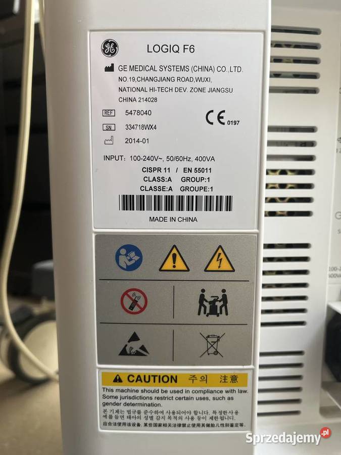 Aparat usg GE Logiq F6 Wrocław