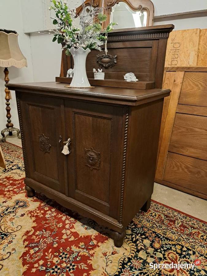 Piękna komoda z nadstawką secesja Myślibórz